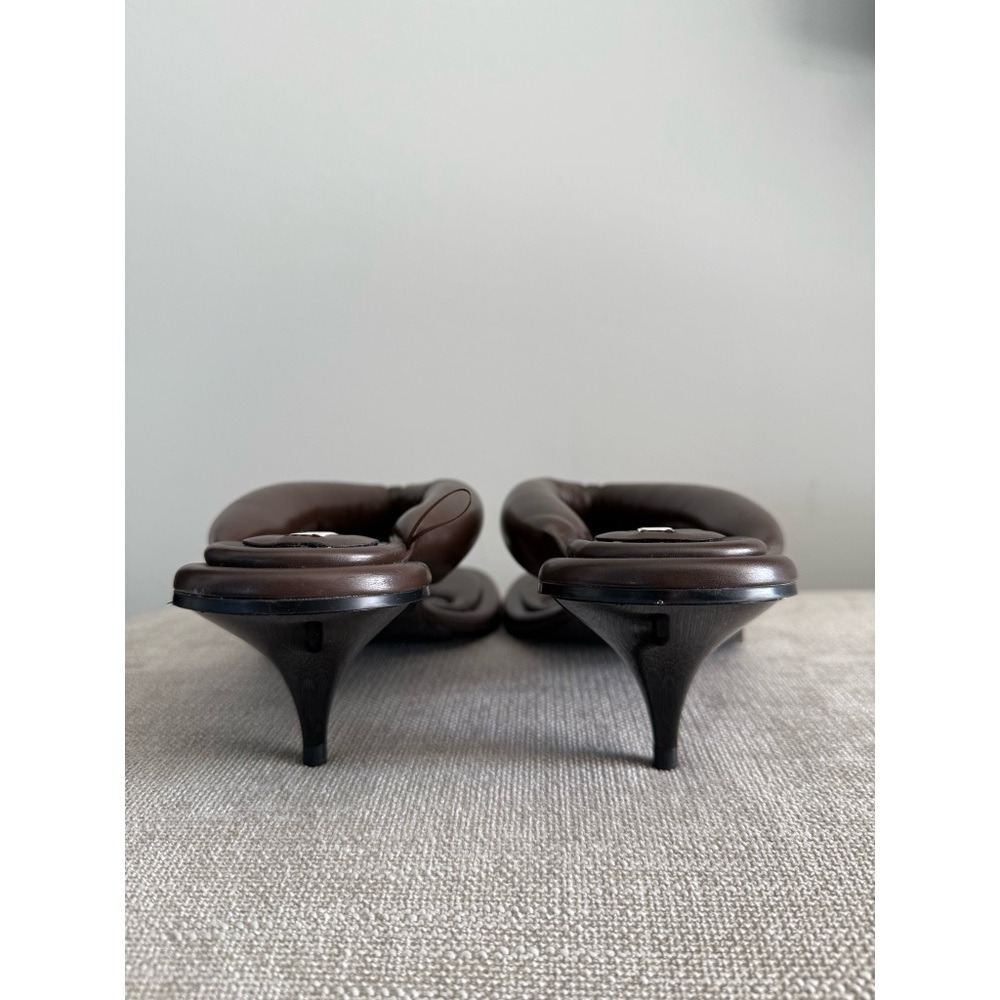 ZARA HEELED QUILTED SANDALS - Picture 9 of 15